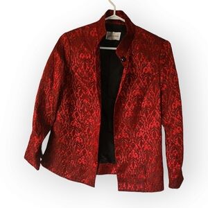 DRAPERS & DAMONS Petites  WOMENS SIZE SMALL RED BLAZER JACKET